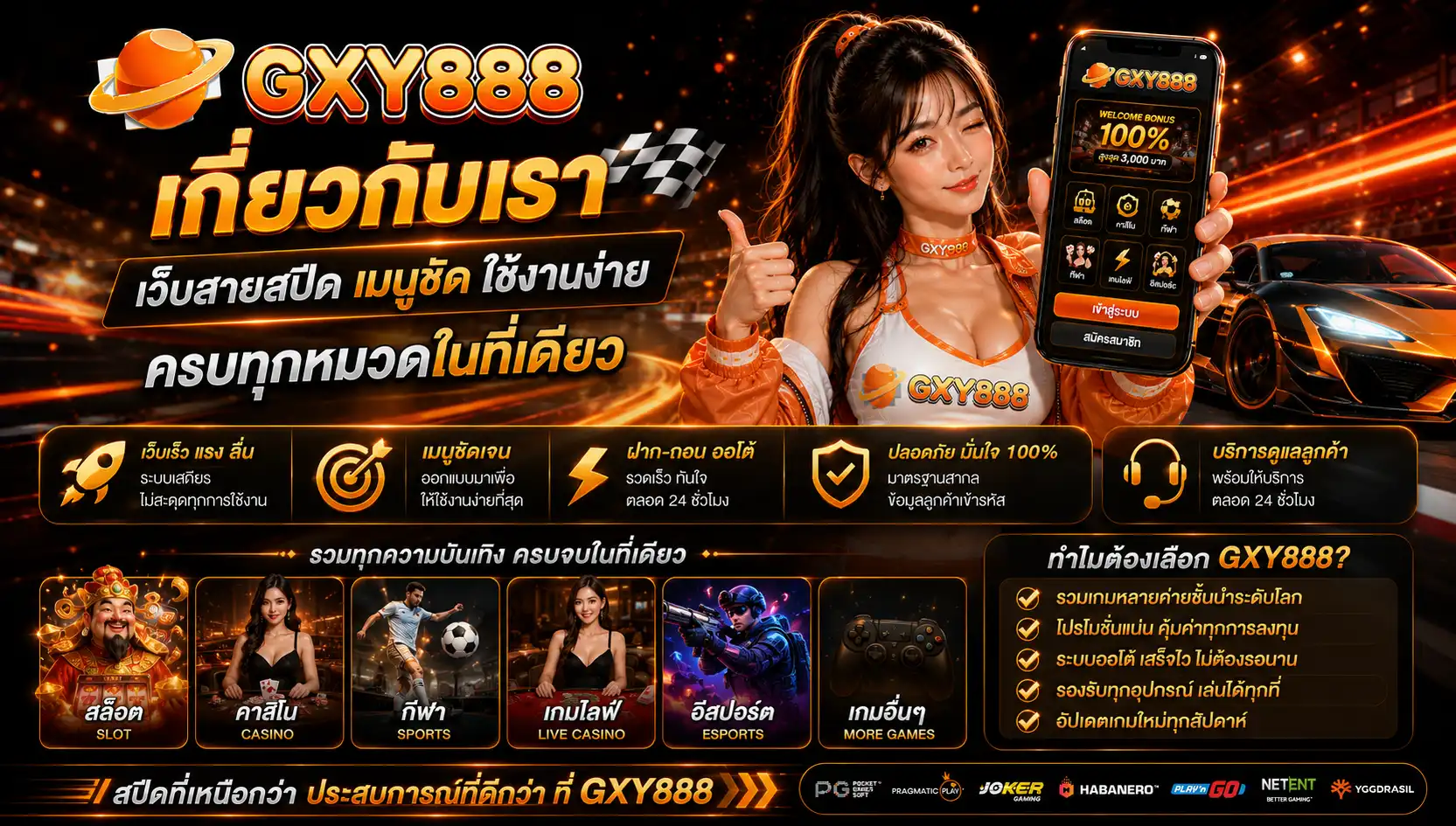 เกี่ยวกับเรา gxy888 เว็บสายสปีด เมนูชัด ใช้งานง่าย ครบทุกหมวดในที่เดียว
